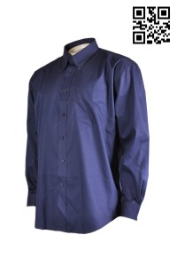 R178 專業訂製恤衫點襯 訂造職業襯衫 訂購員工藍色恤衫  高質量襯衫公司 恤衫製造商